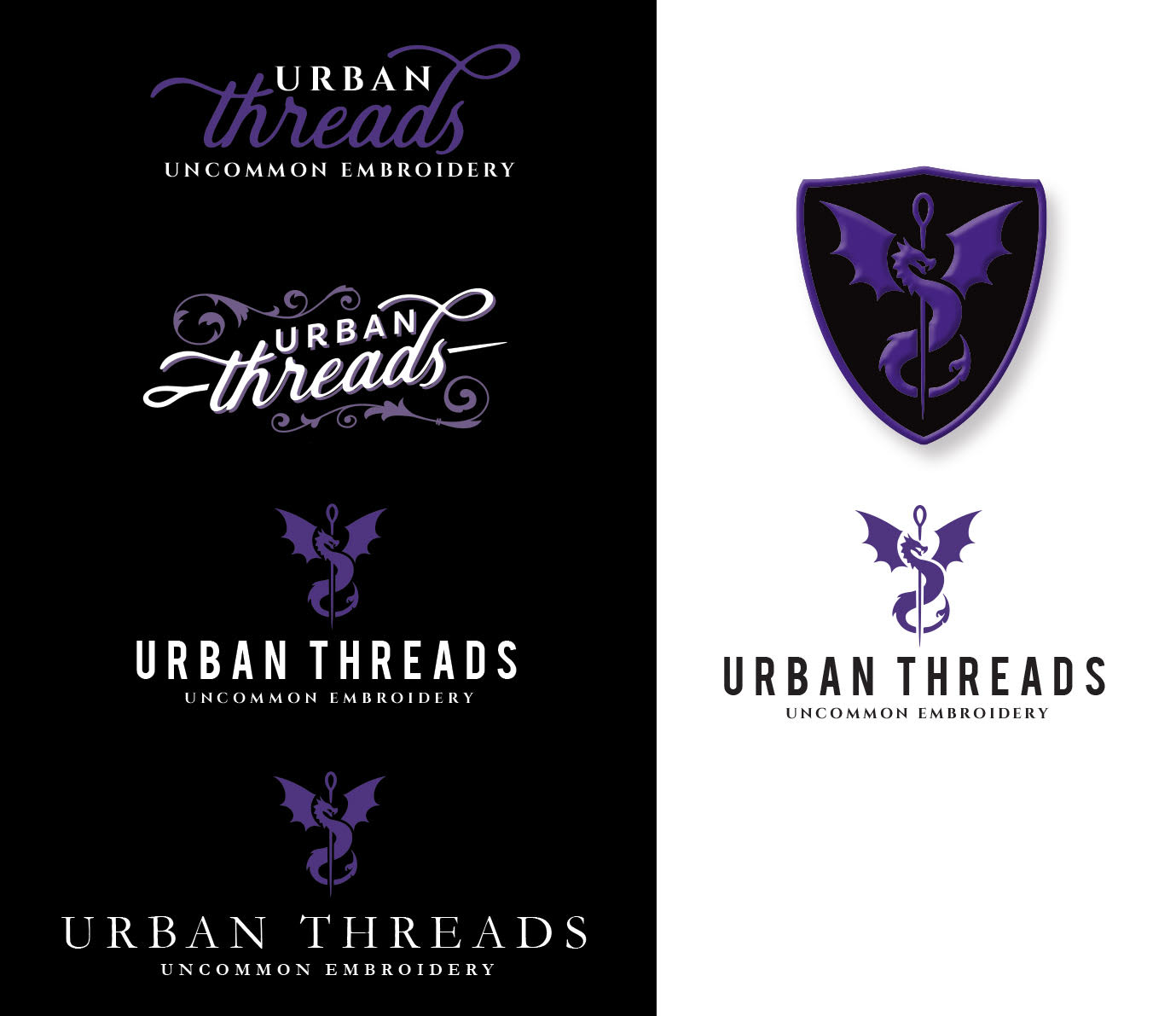 Urban Threads logo explorations